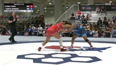 155 lbs 1st Place Match - Cydney Davis, El Paso Supers Wrestling Club vs Janiya Johnson, Tennessee