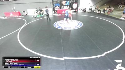 144 lbs Cons. Round 4 - Mikey Houck, California vs Abel Brown, Temecula Valley High School Wrestling