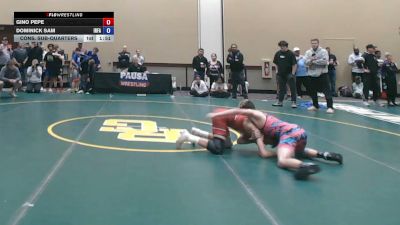 120 lbs Cons. Sub-quarters - Gino Pepe vs Dominick Sam, Iron Faith