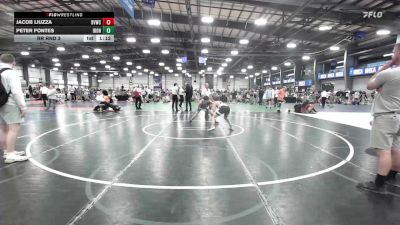 95 lbs Rr Rnd 3 - Jacob Liuzza, Buffalo Valley Wrestling Club MS Black vs Peter Fontes, Iron Faith Wrestling