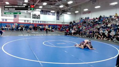157 lbs Finals (2 Team) - Eric Kinkaid, Loras vs Brandon Flores-Salazar, Alvernia University