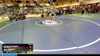 132 lbs Cons. Round 7 - Ben Wimberly, San Clemente vs Dylan Guillermo, Palm Desert