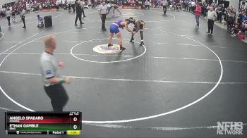 4A 215 lbs Semifinal - Angelo Spadaro, Pickens vs Ethan Gamble, Irmo