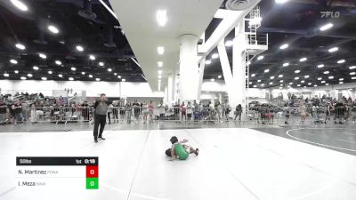 50 lbs Consolation - Nathan Martinez, Poway Elite vs Isaiah Meza, Savage House WC