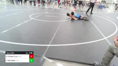 81 lbs Semifinal - Roan Rickel Cruz, Team Aggression vs Israel Gonzalez, Tucson Cyclones