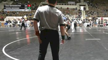 7A 150 lbs Quarterfinal - Takoda Browning, Robertsdale vs Cole Motzenbecker, Dothan HS