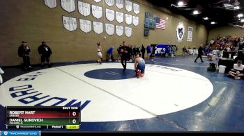 195 lbs Quarterfinal - Daniel Gurovich, Camarillo vs Robert Hart, Sanger