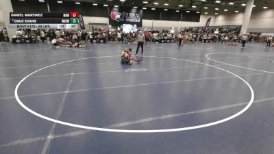 88 lbs Champ. Rd Of 32 - Daniel Martinez, Monster Garage Wrestling vs Cruz Evans, Warriors Of Christ WOC- Wrestling