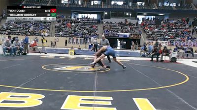 165 lbs Champ. Round 2 - Ian Tucker, Wayne County vs Benjamin Woosley, Simon Kenton