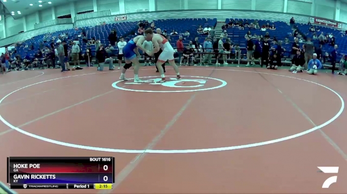 182 lbs Semifinal - Hoke Poe, GA vs Gavin Ricketts, KY