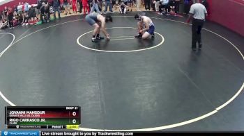 190 lbs Prelim - Jovanni Mansour, Granite Hills (El Cajon) vs Rigo Carrasco Jr., Clark