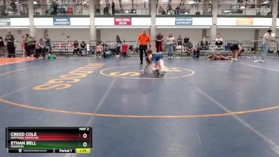 86-98 lbs Round 5 - Creed Cole, Mattoon Youth WC vs Ethan Bell, Marmion