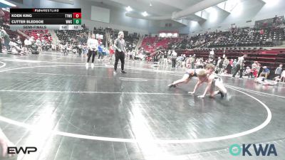 67 lbs Semifinal - Koen King, Team Tulsa Wrestling Club vs Cutter Bledsoe, Woodland Wrestling Club