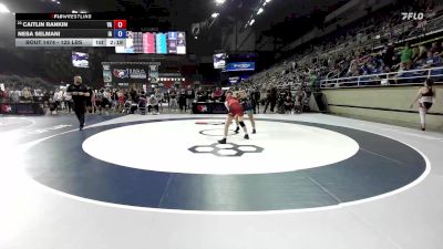 125 lbs Champ. Rd Of 64 - Caitlin Rankin, VA vs Nesa Selmani, IA