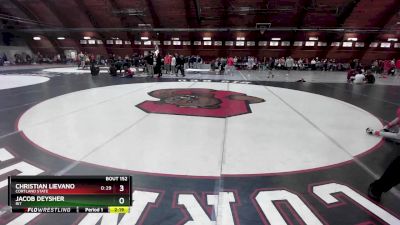 125 lbs Quarterfinal - Jacob Deysher, RIT vs Christian Lievano, Cortland State