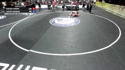 150 lbs 7th Place Match - Kaileb Cadena, Lion Of Judah Wrestling Academy vs Lucas Vasquez, Sunnyvale Wrestling Club