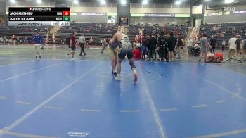 165 lbs Cons. Round 3 - Jack Mathieu, Montreat College vs Justin St John, University Of Central Florida