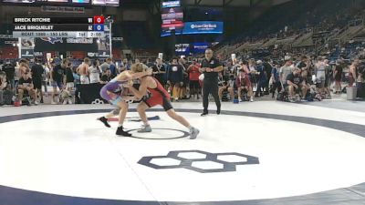 150 lbs Cons. Rd Of 64 - Breck Ritchie, Wisconsin vs Jace Briquelet, Arizona