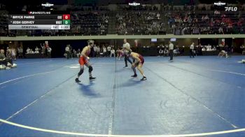 133 lbs Semifinal - Bryce Parke, Coe vs Josh Gervey, Wartburg