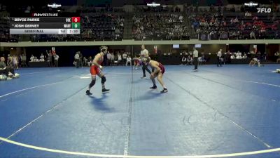 133 lbs Semifinal - Bryce Parke, Coe vs Josh Gervey, Wartburg