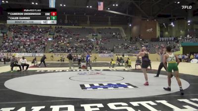 113 lbs Cons. Round 4 - Cameron Underwood, Somerset vs Caleb Quirino, St. Xavier