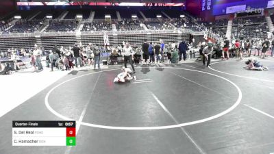 49 lbs Quarterfinal - Sier Del Real, Pomona Elite vs Cooper Hamacher, Dickinson WC