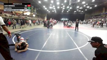 69 lbs Round Of 16 - Alex Herrera, Ridge WC vs Liam Loya, Dumas WC