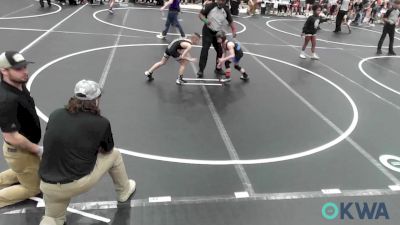 67 lbs Round Of 16 - Jacob Gwin, Coweta Tiger Wrestling vs Brayden Reeves, Wyandotte Youth Wrestling