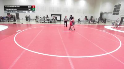 190 lbs Cons. Semis - Brady Baer, Team Nazar Training Center vs Zachary Plank, Warrior Warehouse