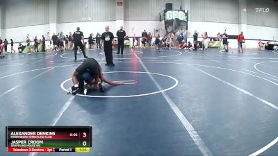 130 lbs Cons. Round 6 - Jasper Croom, Grappling House WC vs Alexander Denkins, Perrysburg Wrestling Club