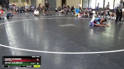 100 lbs Semifinal - Jacob Saunders, Fight Club vs Miyon Alkubechy, .