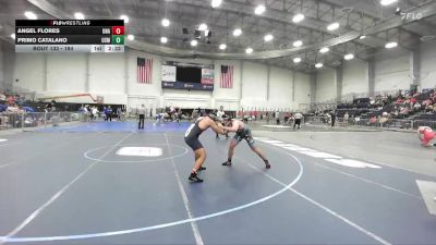 184 lbs Champ. Round 1 - Primo Catalano, USMAPS vs Angel Flores, Unattached