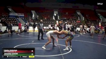 130 lbs Quarterfinals (8 Team) - Owen Kimmons, Dirty Dozen Team vs Antonio Stayer, Mi Pitbulls Black