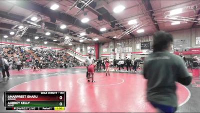 140 lbs Cons. Round 1 - Amarpreet Gharu, Oxnard vs Aubrey Kelly, Hemet