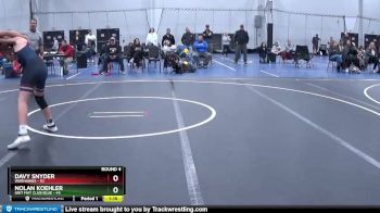 130 lbs Round 4 (6 Team) - Nolan Koehler, Grit Mat Club Blue vs Davy Snyder, Warhawks