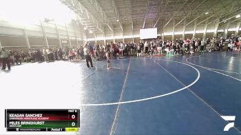 45 lbs Semifinal - Miles Bringhurst, Westlake vs Keagan Sanchez, Sanderson Wrestling Academy