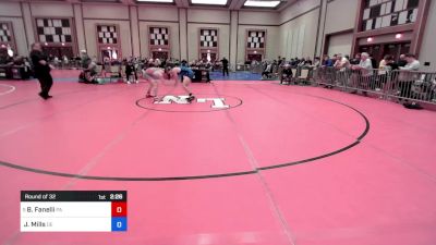 150 lbs Round Of 32 - Benjamin Fanelli, Pa vs Jordan Mills, De