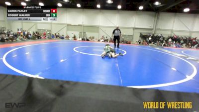 58 lbs Rr Rnd 5 - Loxus Farley, Texas Thunder vs Robert Walker, Shelton Wrestling Academy 9U