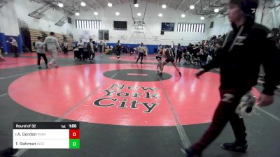 124 lbs Round Of 32 - Andre Gordon, Francis Lewis vs Tamim Rahman, Info Tech