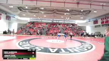 285 lbs Semifinal - Reid Garrison, Merchant Marine vs Adrian Sans, Hofstra-Unattached