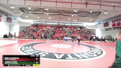 285 lbs Semifinal - Reid Garrison, Merchant Marine vs Adrian Sans, Hofstra-Unattached