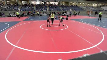 73 lbs Consi Of 4 - Harper Defries, Randal Youth WC vs Pailey Cox, Dumas WC