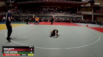 50 lbs Champ. Round 1 - Bear Boone, Eden Prairie vs Ryder Hoffman, NLS (New London/Spicer)