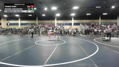 144 lbs Quarterfinal - Thomas Zubia, SoCal Hammers vs Bryson Constantino, Elite Force WC