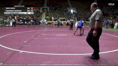 1-5A 132 Cons. Semi - Maci Davis, Reeltown vs Georgina Morado, Beauregard HS