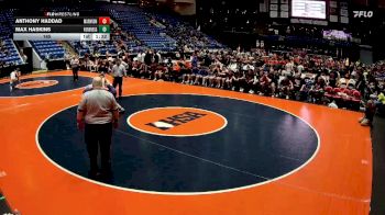 165 lbs Finals (8 Team) - Max Haskins, Rockton (Hononegah) vs Anthony Haddad, Aurora (Marmion Academy)