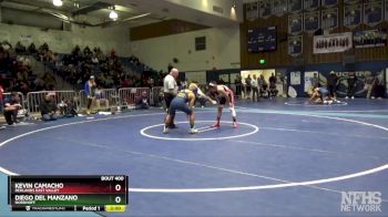 160 lbs Quarterfinal - Diego Del Manzano, Nordhoff vs Kevin Camacho, Redlands East Valley