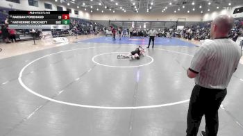 126 lbs Cons. Round 3 - Katherine Crockett, Oakton vs Raegan Forehand, Caroline High