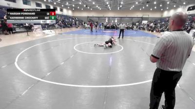 126 lbs Cons. Round 3 - Katherine Crockett, Oakton vs Raegan Forehand, Caroline High