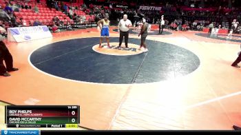 1A 285 lbs 5th Place Match - David McCarthy, Chicago (De La Salle) vs Roy Phelps, Chicago (C. Hope Academy)